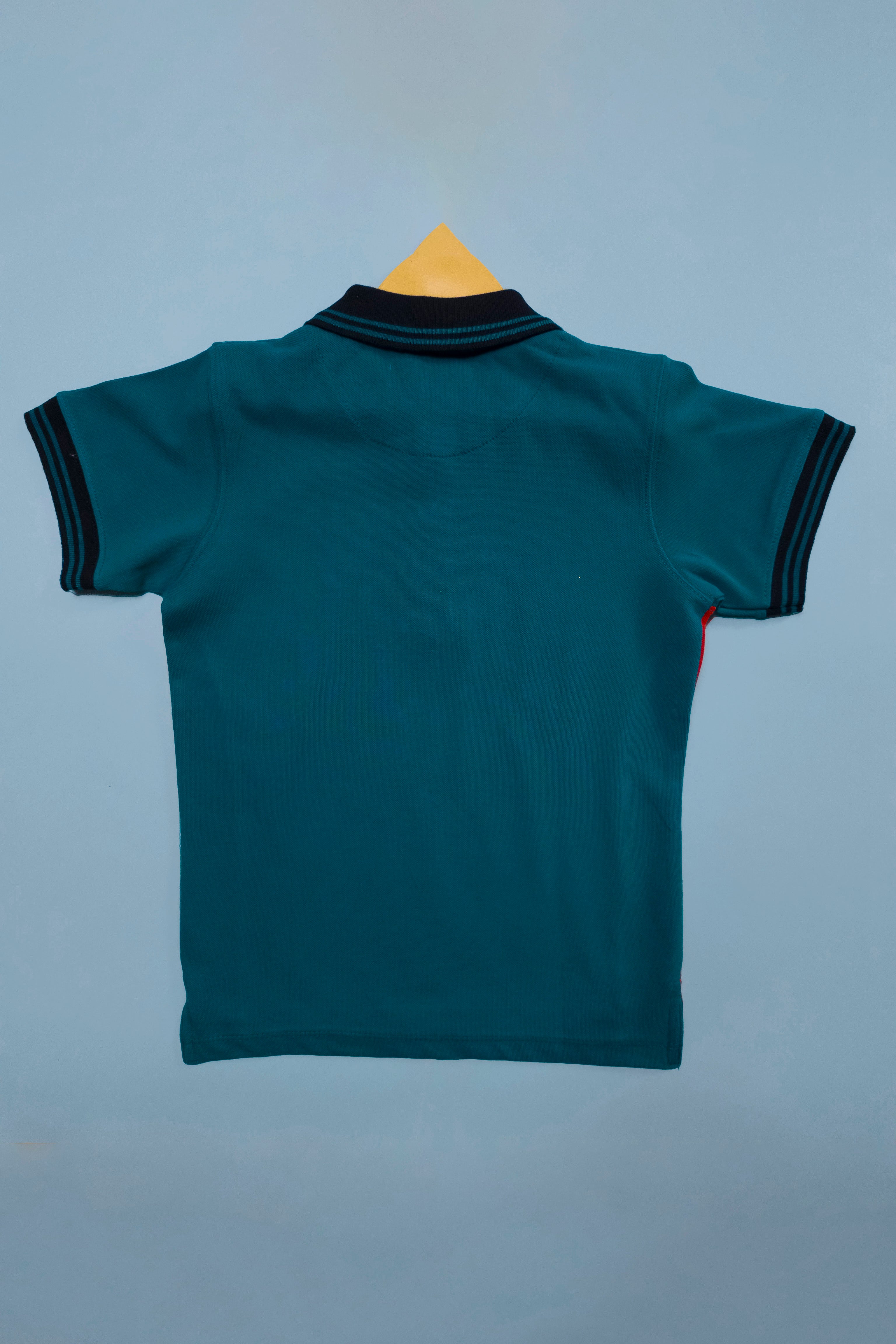 Green and Red Polo Shirt | 2-14 Years